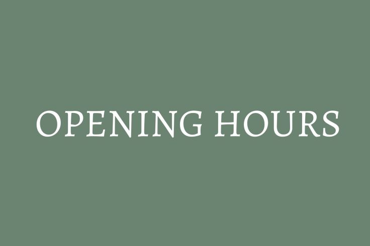 button to opening hours