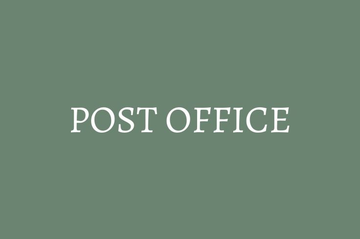 button to post office